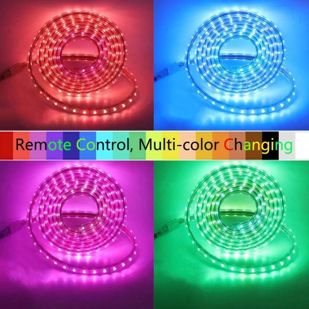 33ft Led Strip RGB Led Lights Indoor/Outdoor Waterproof NEW In Package